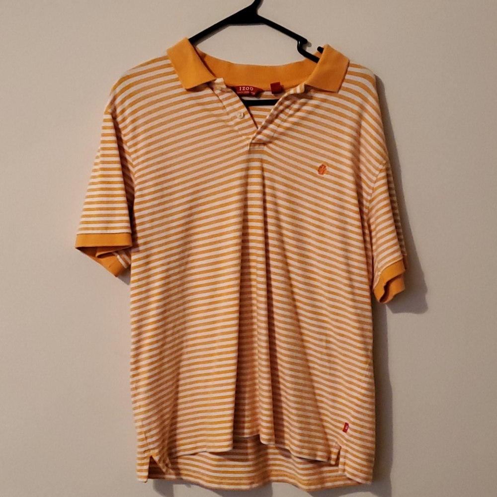 Izod stripped polo shirt